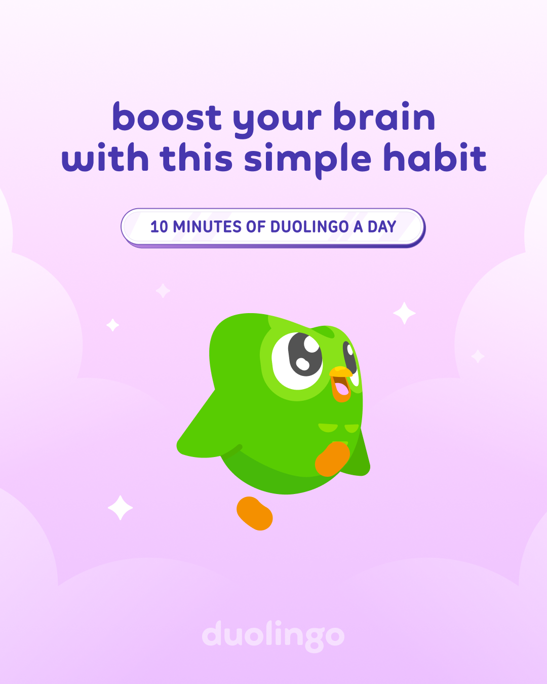 Duolingo Facebook ad