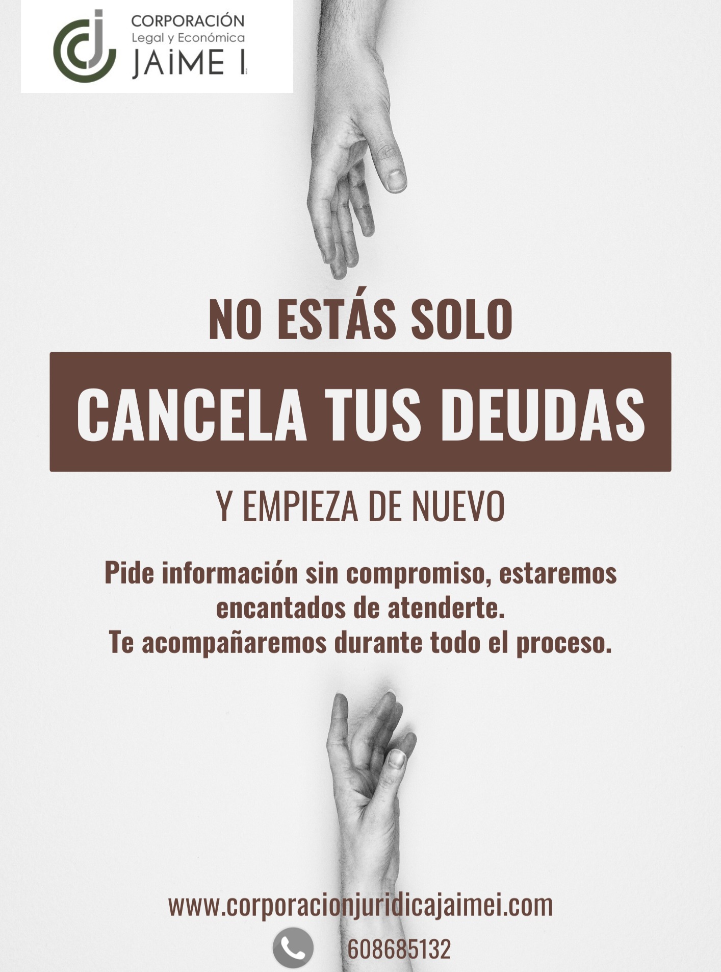 Corporación Legal y Económica Jaime I Facebook ad: ¿Cargado de deudas?