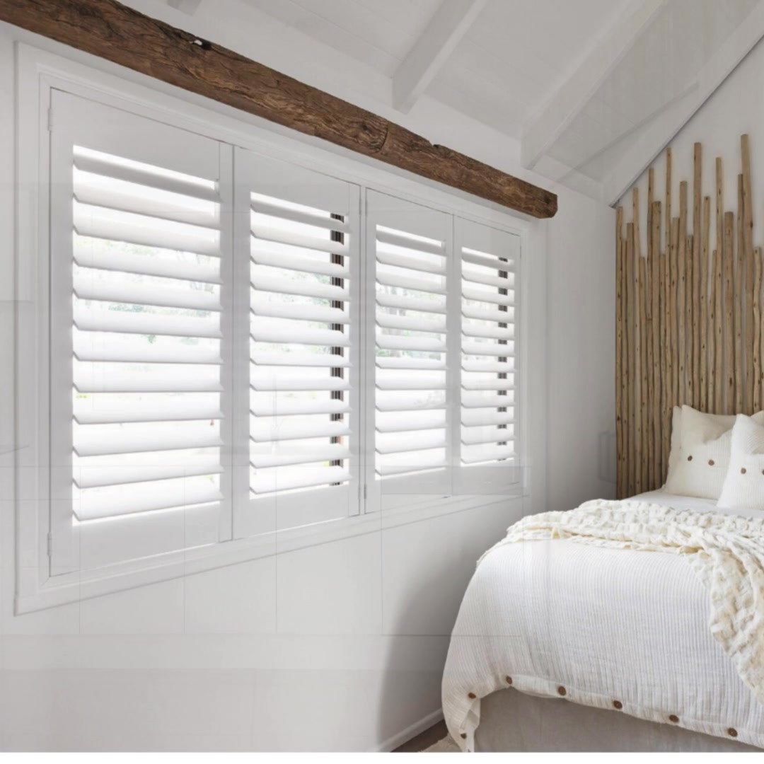 Shut It Solutions Facebook ad: Classic style that never dates. Plantation shutters give…