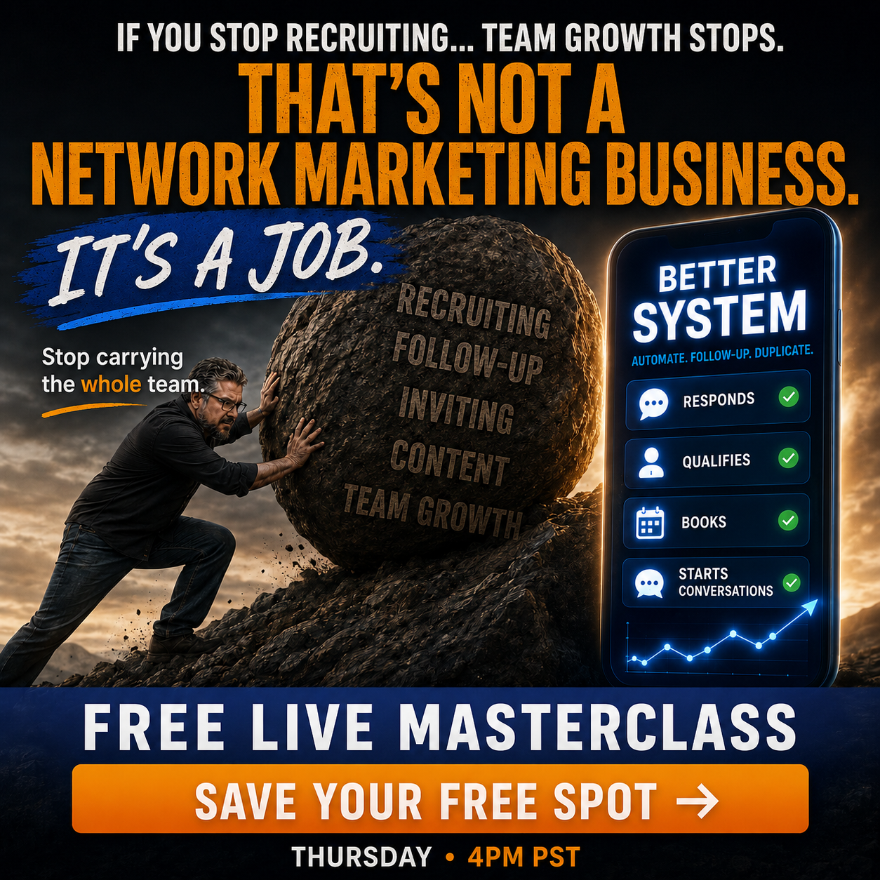 Attraction Marketing Facebook ad