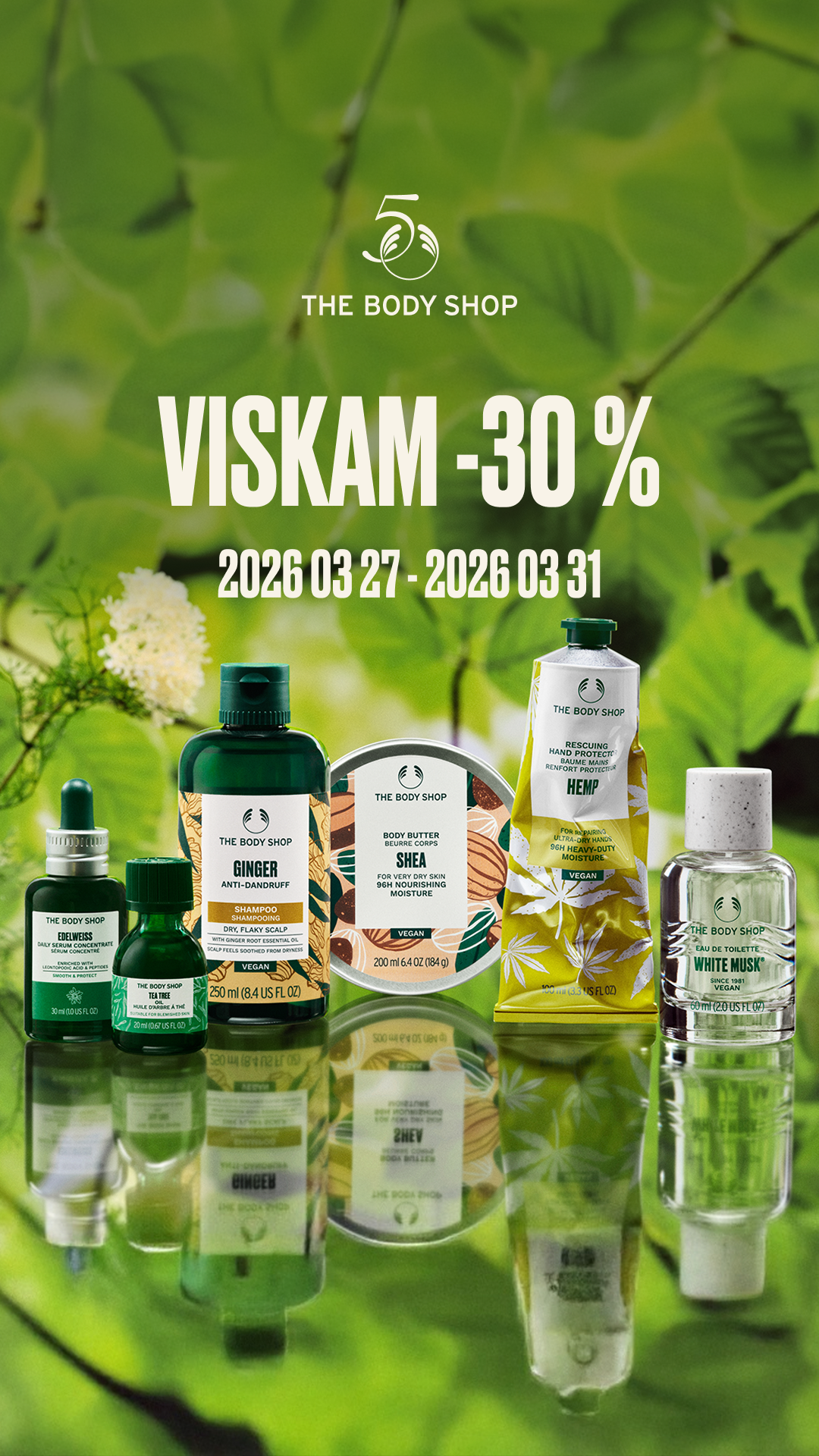 The Body Shop Facebook ad