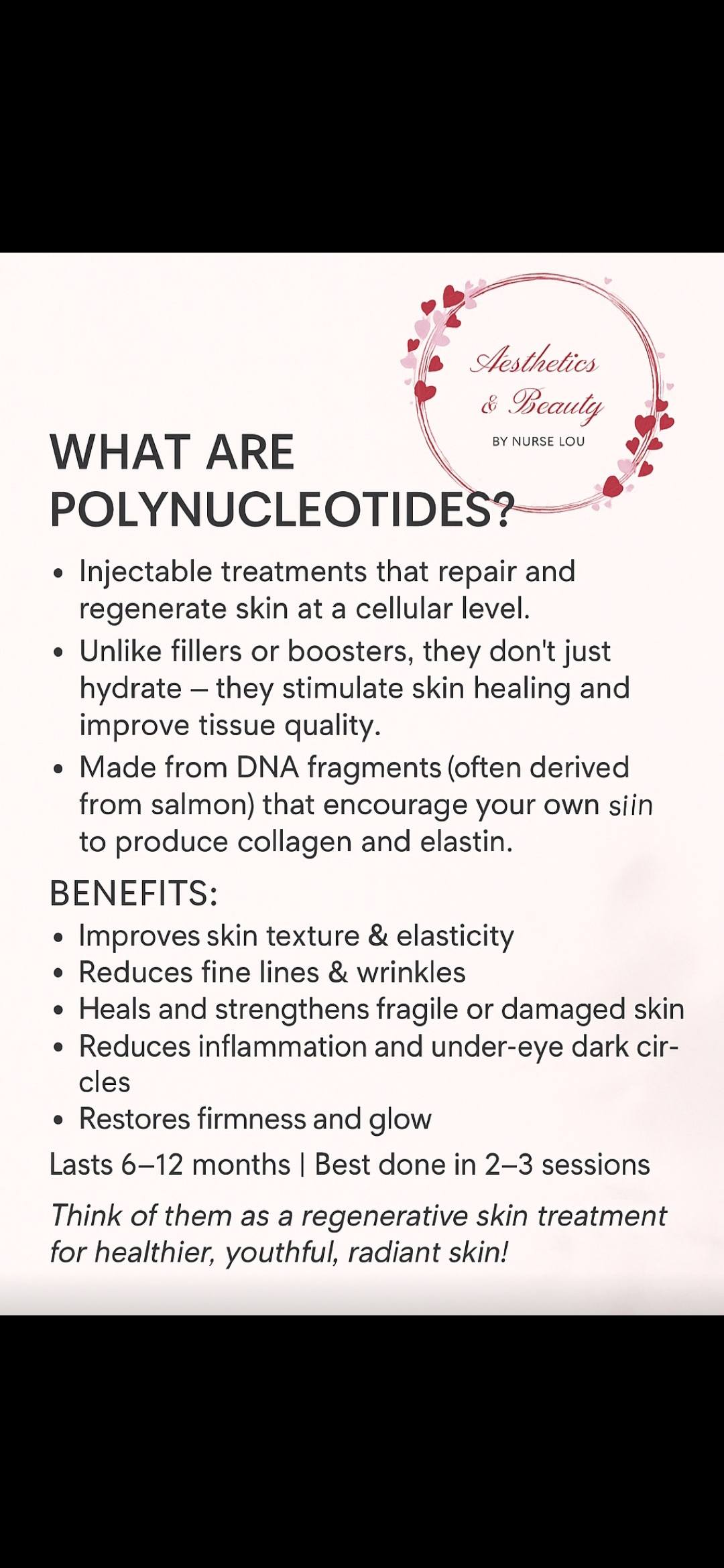 Aesthetics & Beauty by Nurse Lou Facebook ad