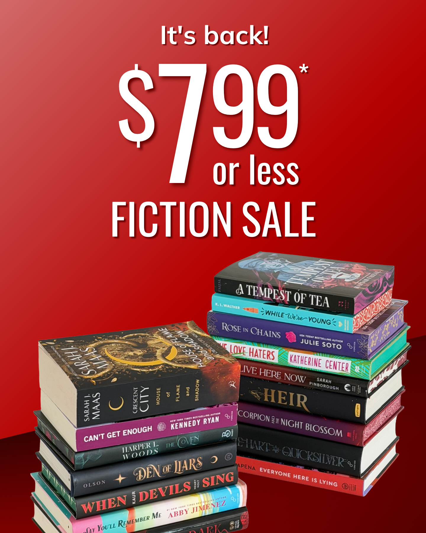 Book Outlet Facebook ad
