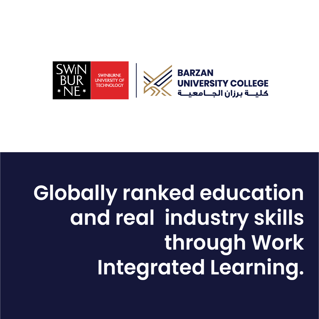 Barzan University College Facebook ad: Parents choose certainty.