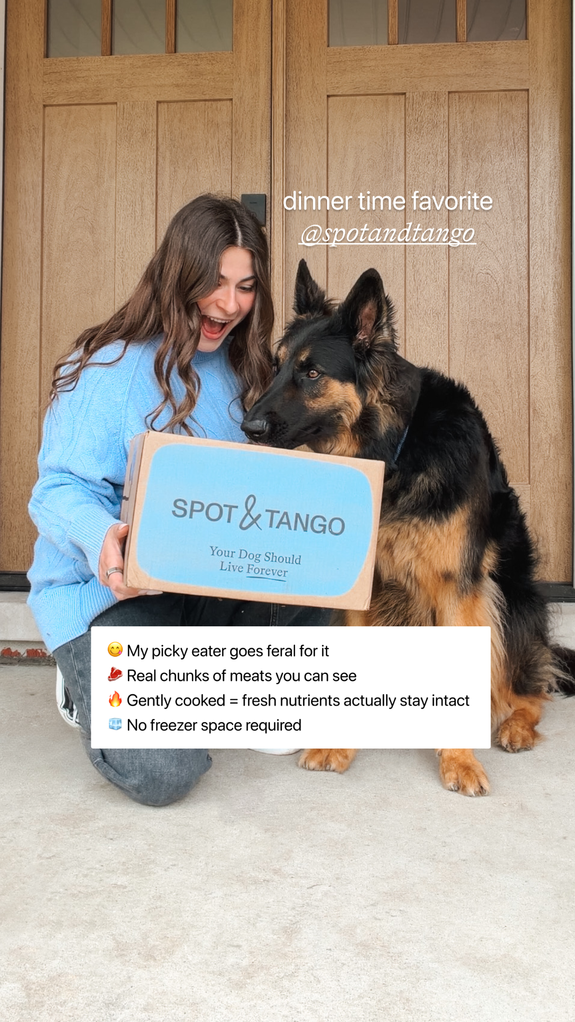 Arlo Facebook ad: UnKibble, Try for 50% Off Today