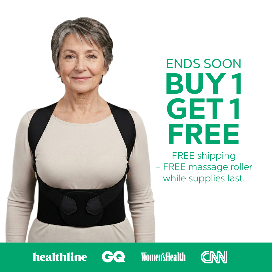 Corecareshop Facebook ad: Instant Posture Corrector | 50% Off