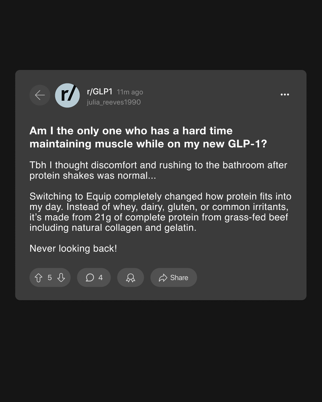 Equip Facebook ad