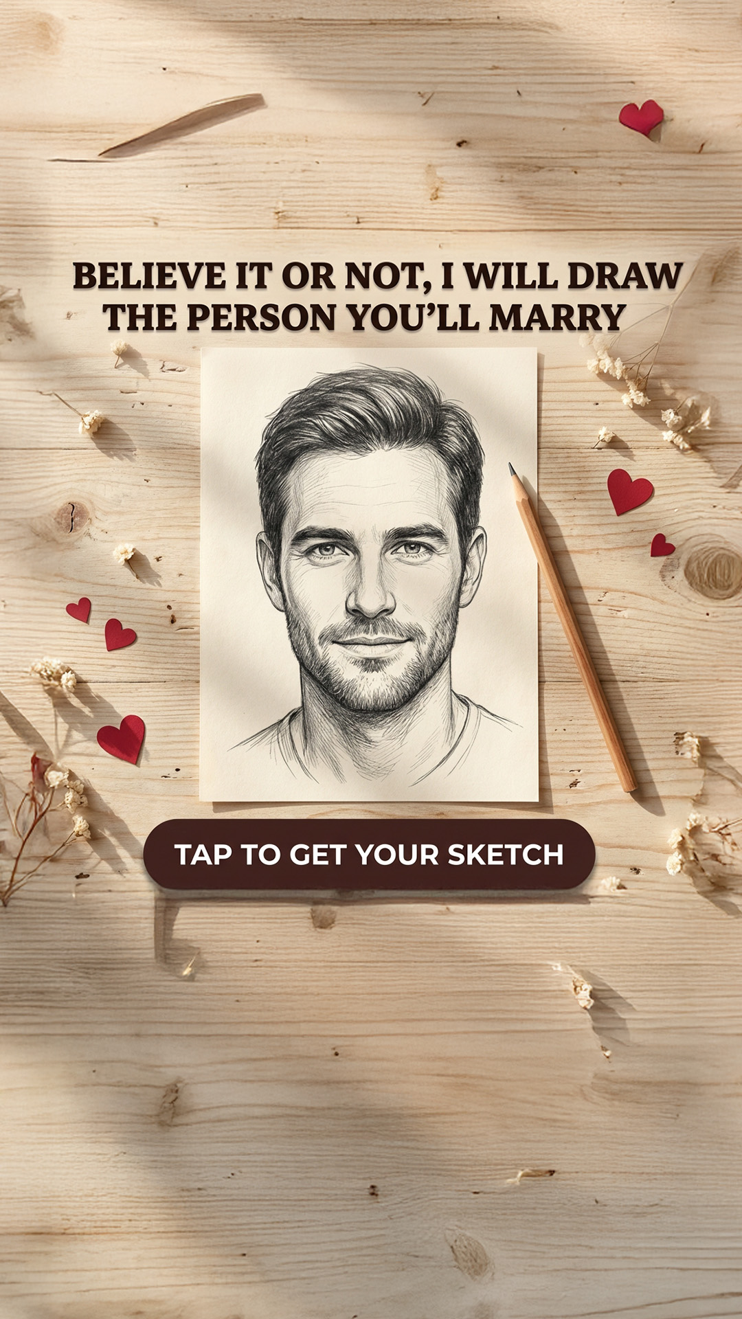 Hint: Reveal Your Soulmate Match Facebook ad