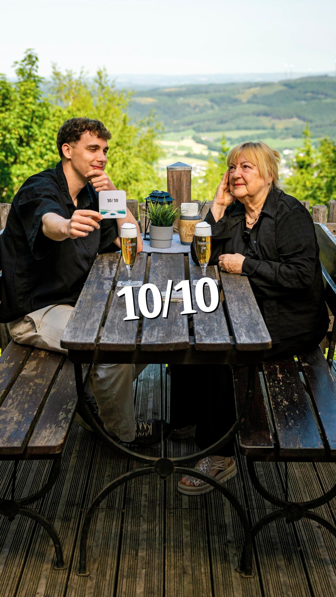 Krombacher Facebook ad: Ob’s Uschi mittlerweile kapiert hat?