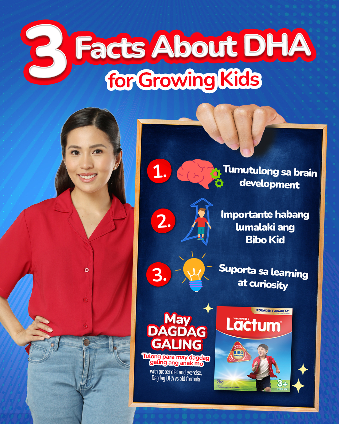 Lactum 3+ & 6+ Facebook ad