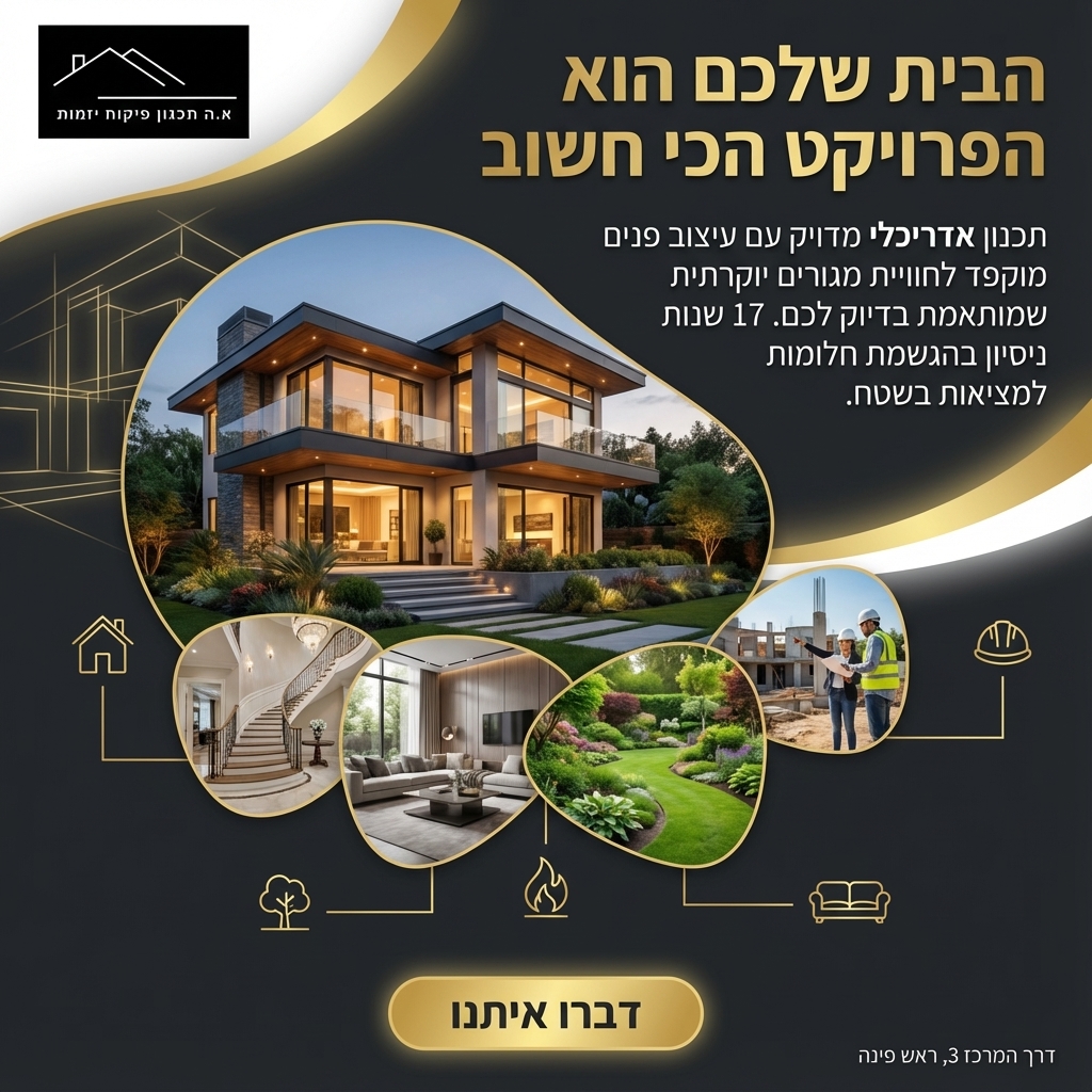 אסף הלל משרד אדריכלים. Facebook ad