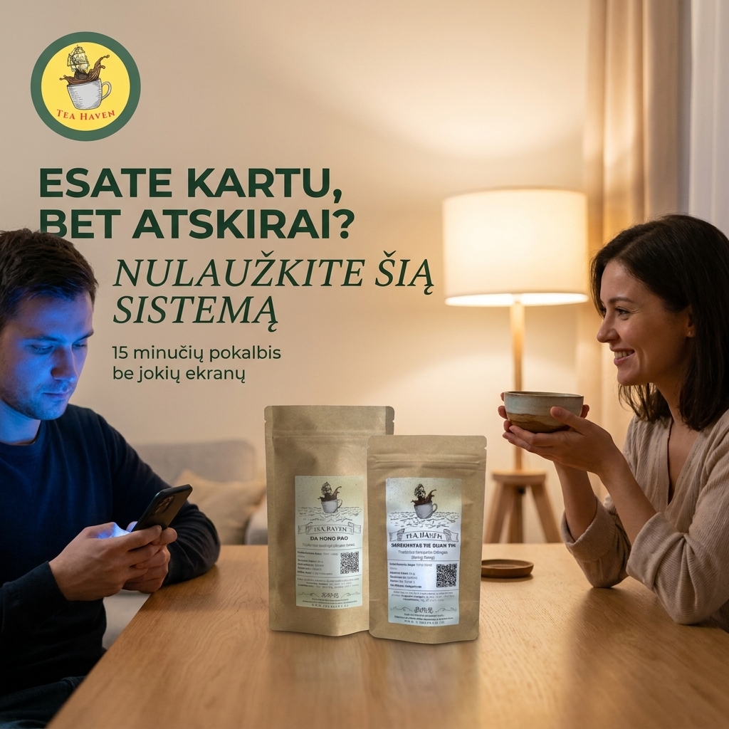 Tea Haven Facebook ad: Esate kartu, bet atskirai?
