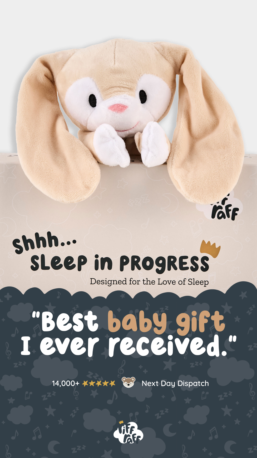 RIFF RAFF SLEEP TOYS Facebook ad