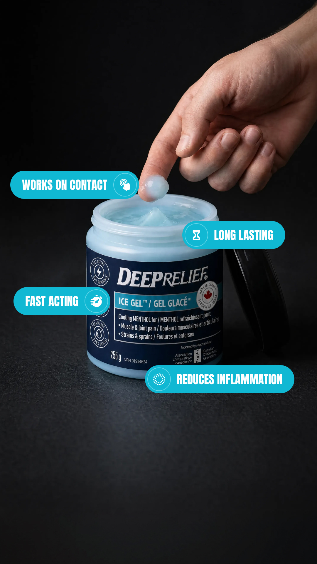 Deep Relief Facebook ad from Jul 5, 2026