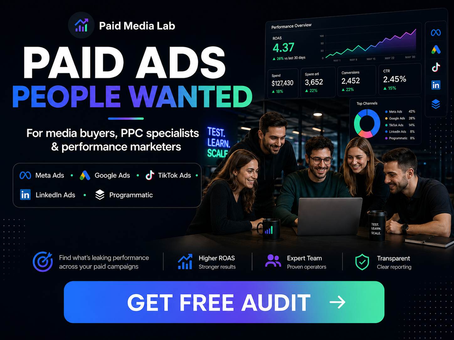 Ad Performance Lab Facebook ad from May 1, 2026