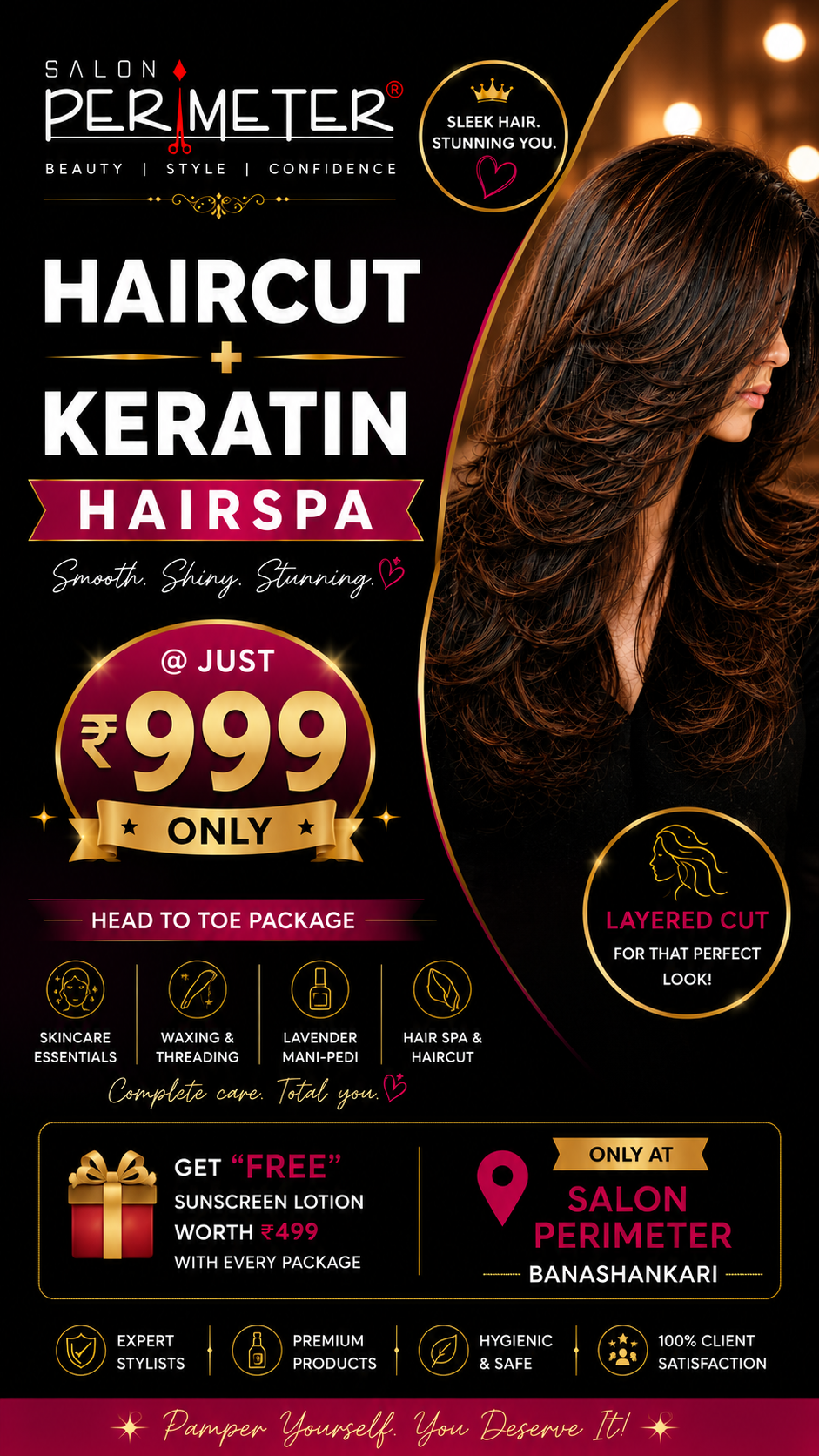 Perimeter Unisex Salon Facebook ad from Jun 1, 2026
