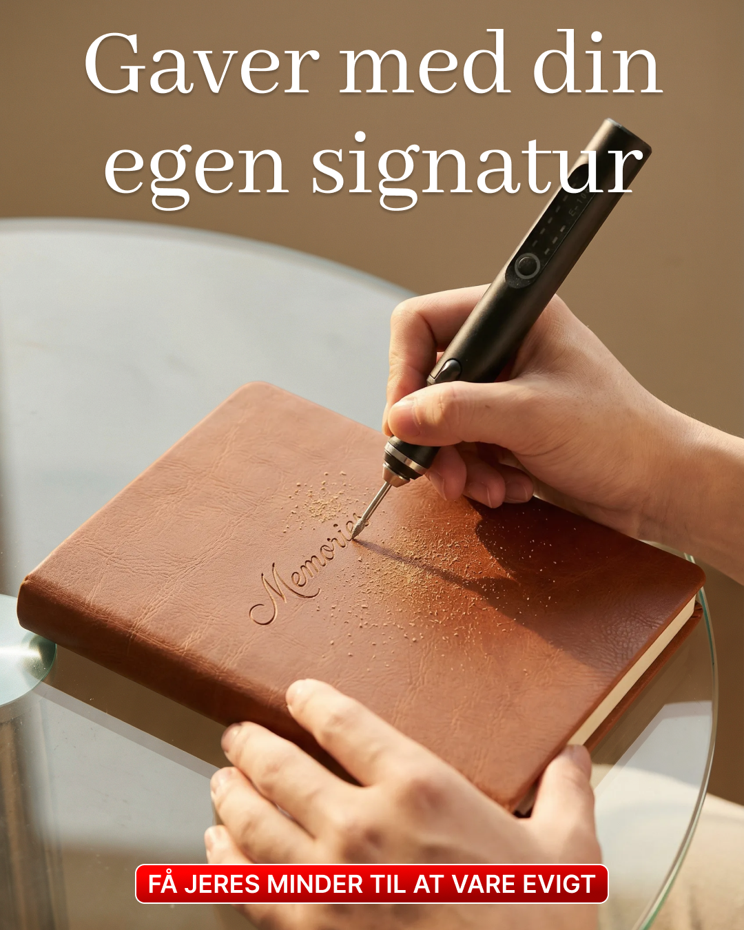 Creative Carve Facebook ad: Lav personlige gaver på 10 minutter