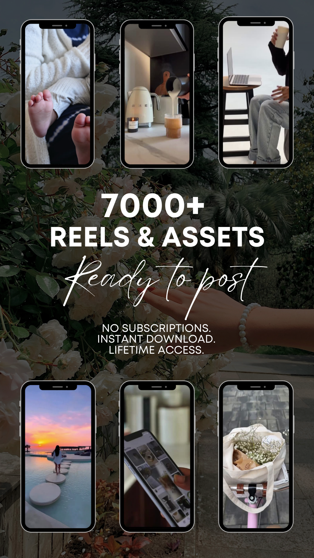 Digitally Aligned Facebook ad: 7000+ Ready-To-Post Reels