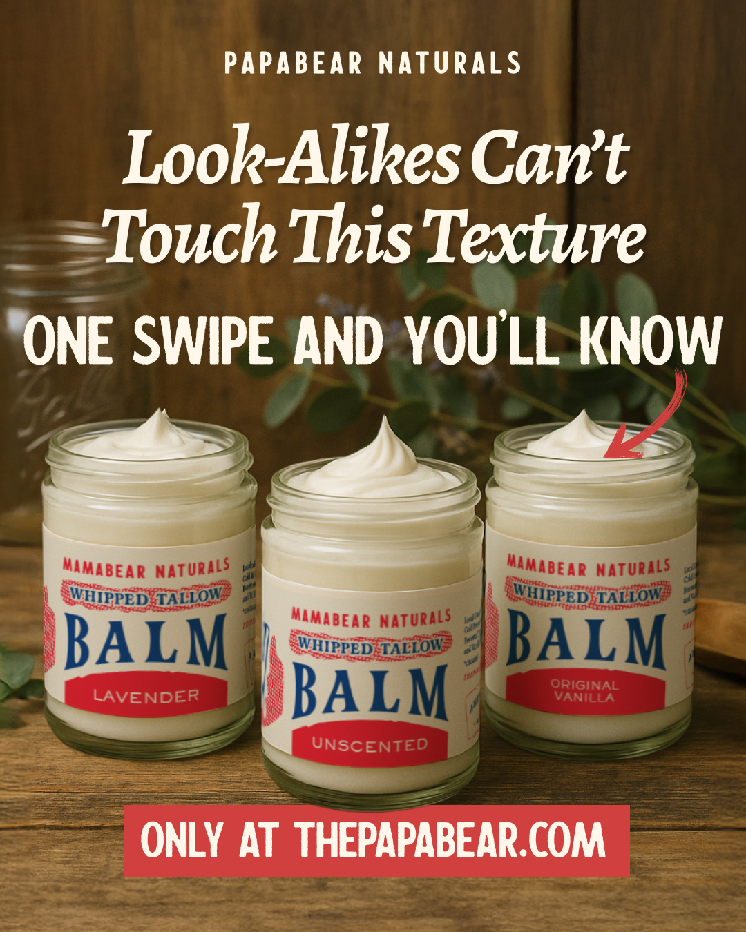 Papabear Naturals Facebook ad