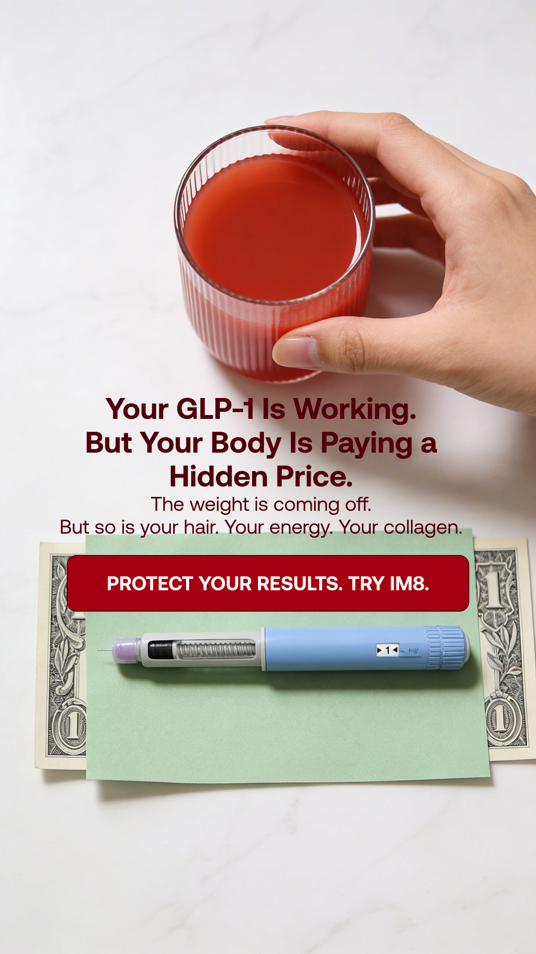 IM8 Health Facebook ad