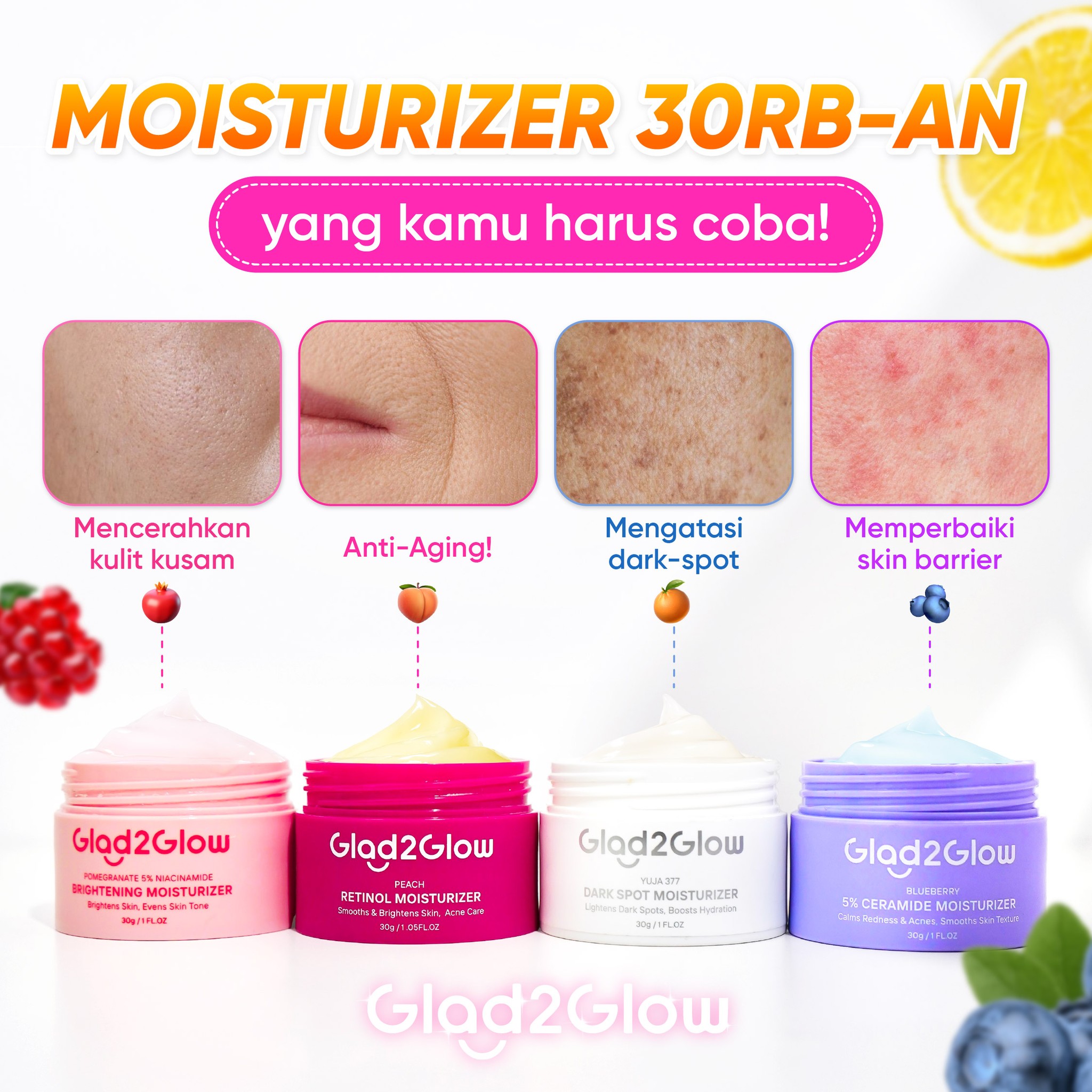 Glad 2 Glow‘Indonesia Facebook ad