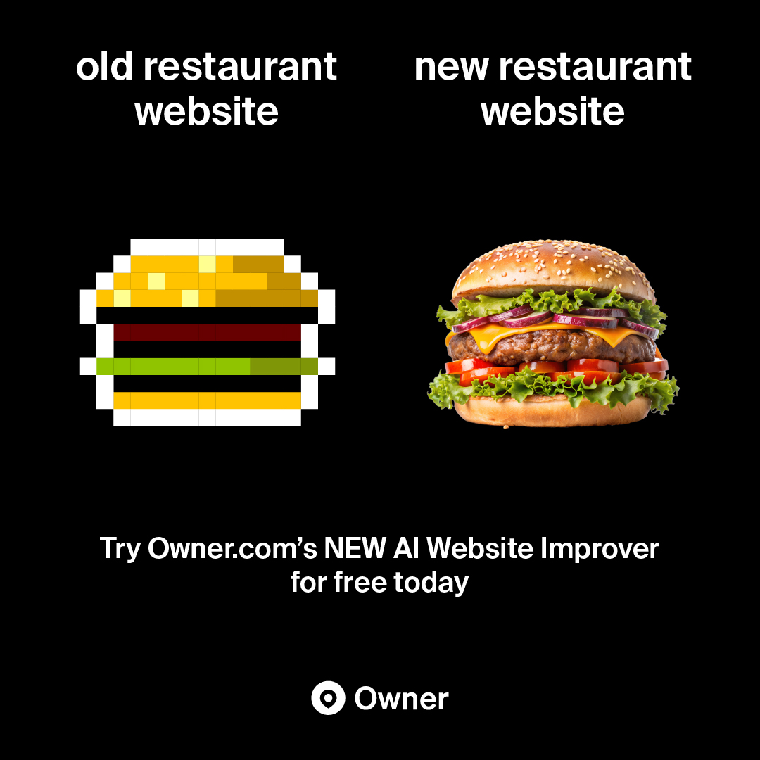 Restaurant Website Improver Facebook ad