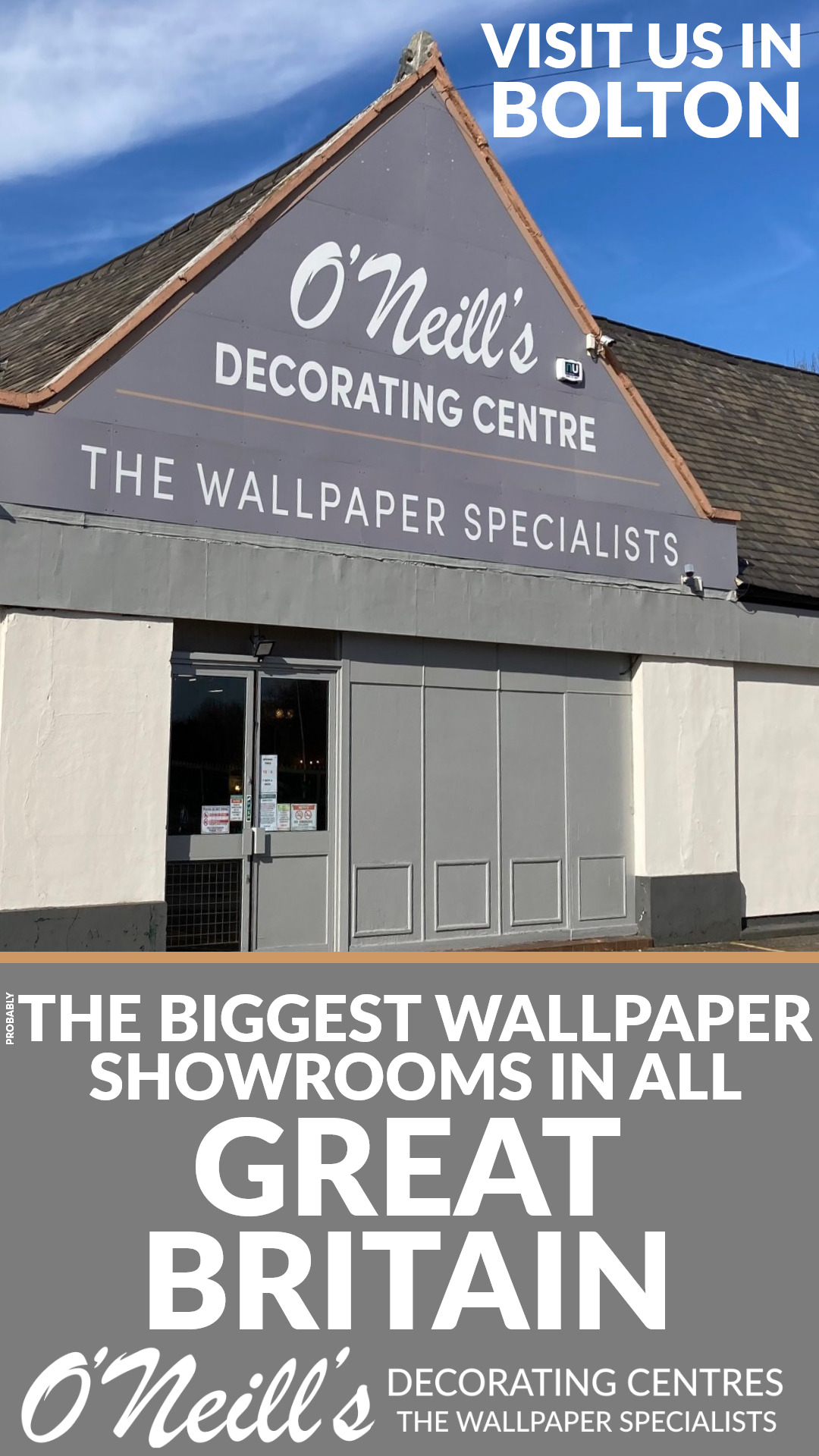 O'Neill's Decorating Centre - The Wallpaper Specialists Facebook ad