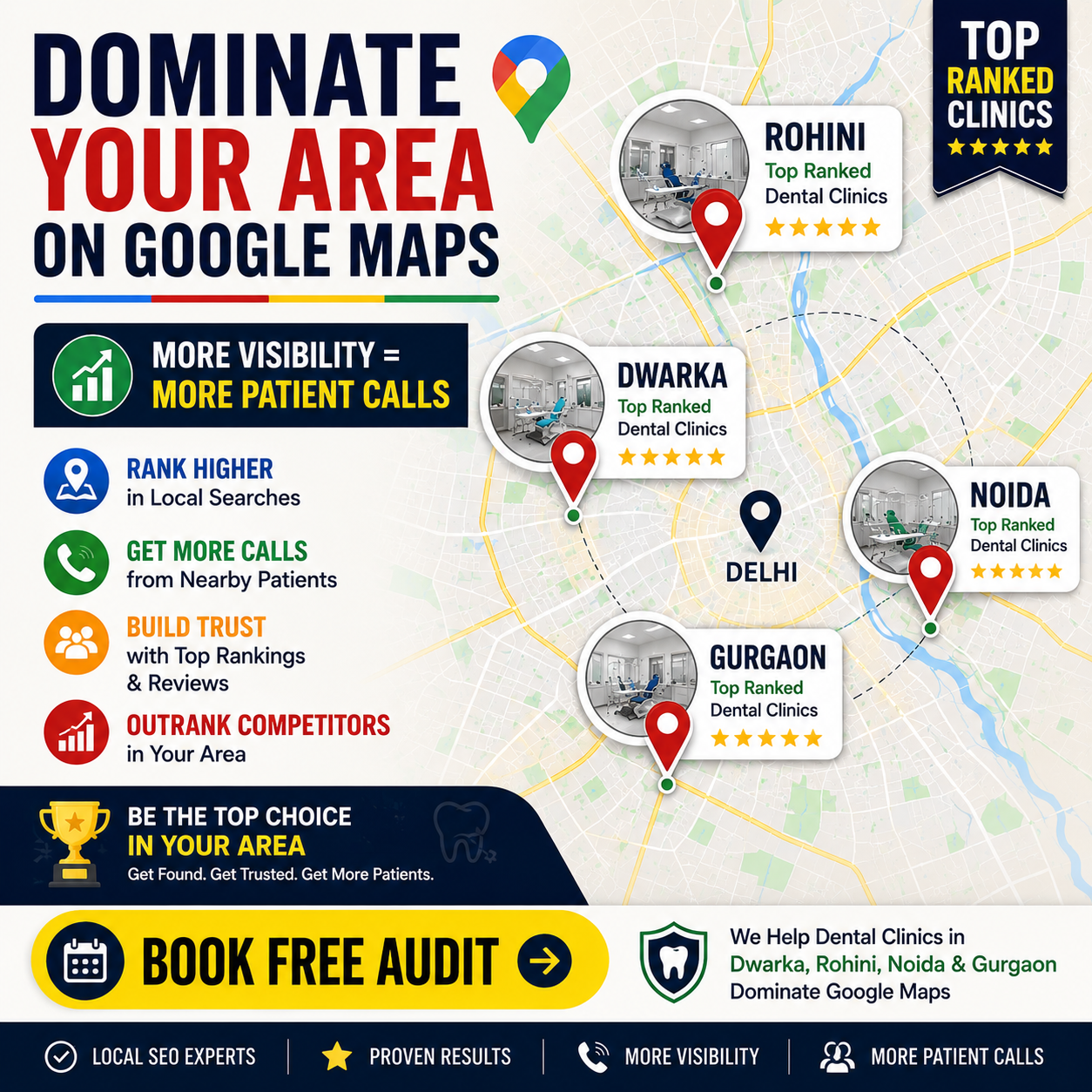 Covalent Softwares Facebook ad: Your Clinic May Be Invisible on Google Maps