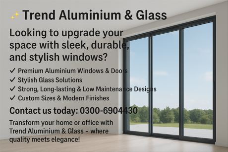 Trend Aluminium Facebook ad: At Trend Aluminium & Glass we fabricate and…