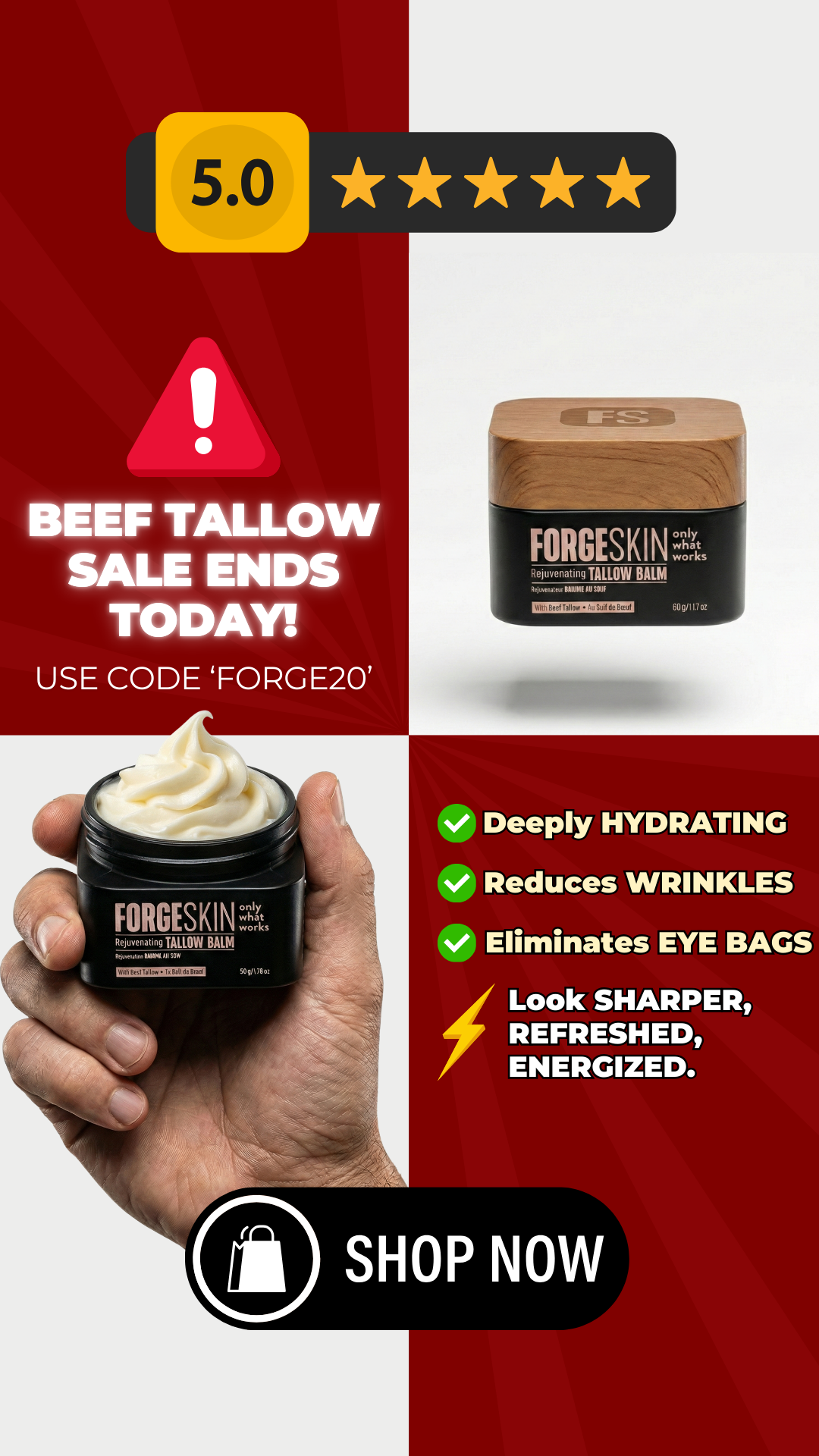 Forge Men Facebook ad