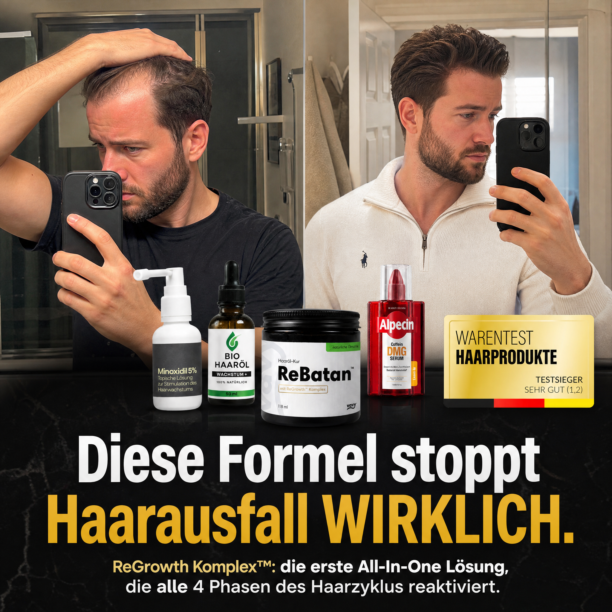 ClinicalHair Review Facebook ad: DAS schafft niemand!