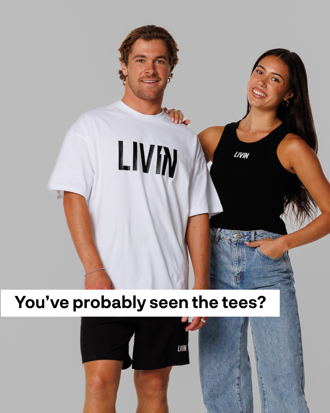 LIVIN Facebook ad: Seen the LIVIN tee?