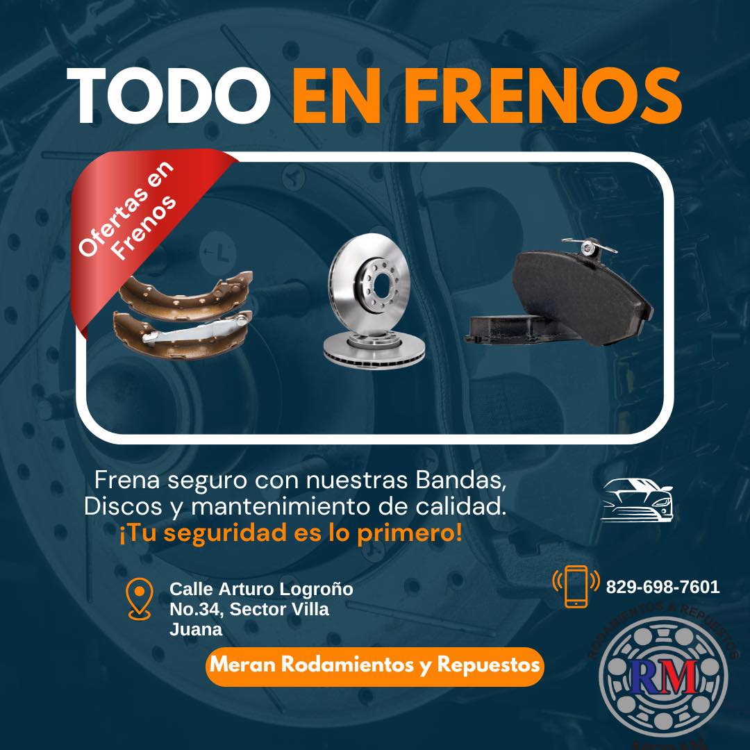 Meran Rodamientos Facebook ad: Frena seguro con nuestras Bandas de Frenos y…