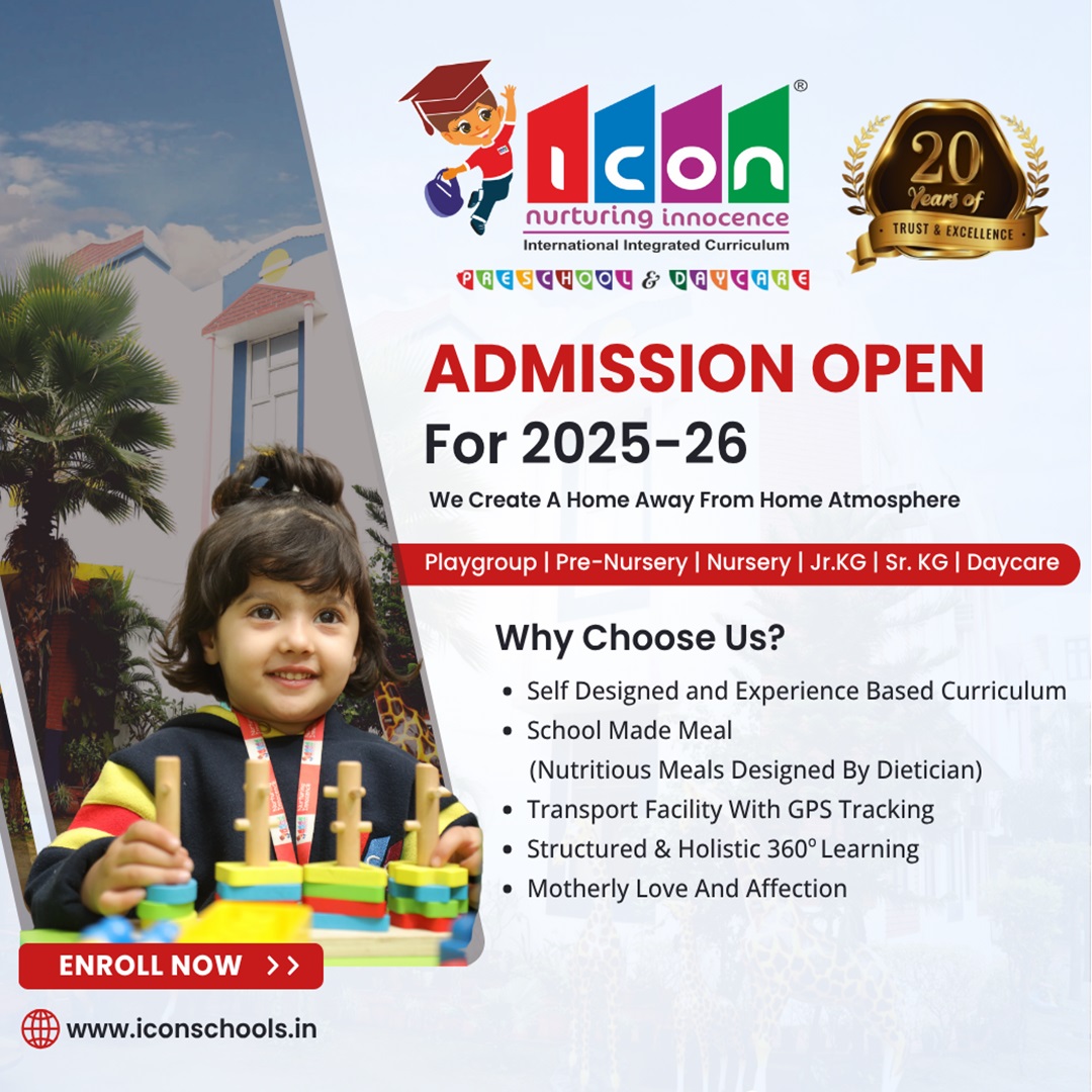 ICON Nurturing Innocence, Mansarovar jaipur Facebook ad from Jul 18, 2025