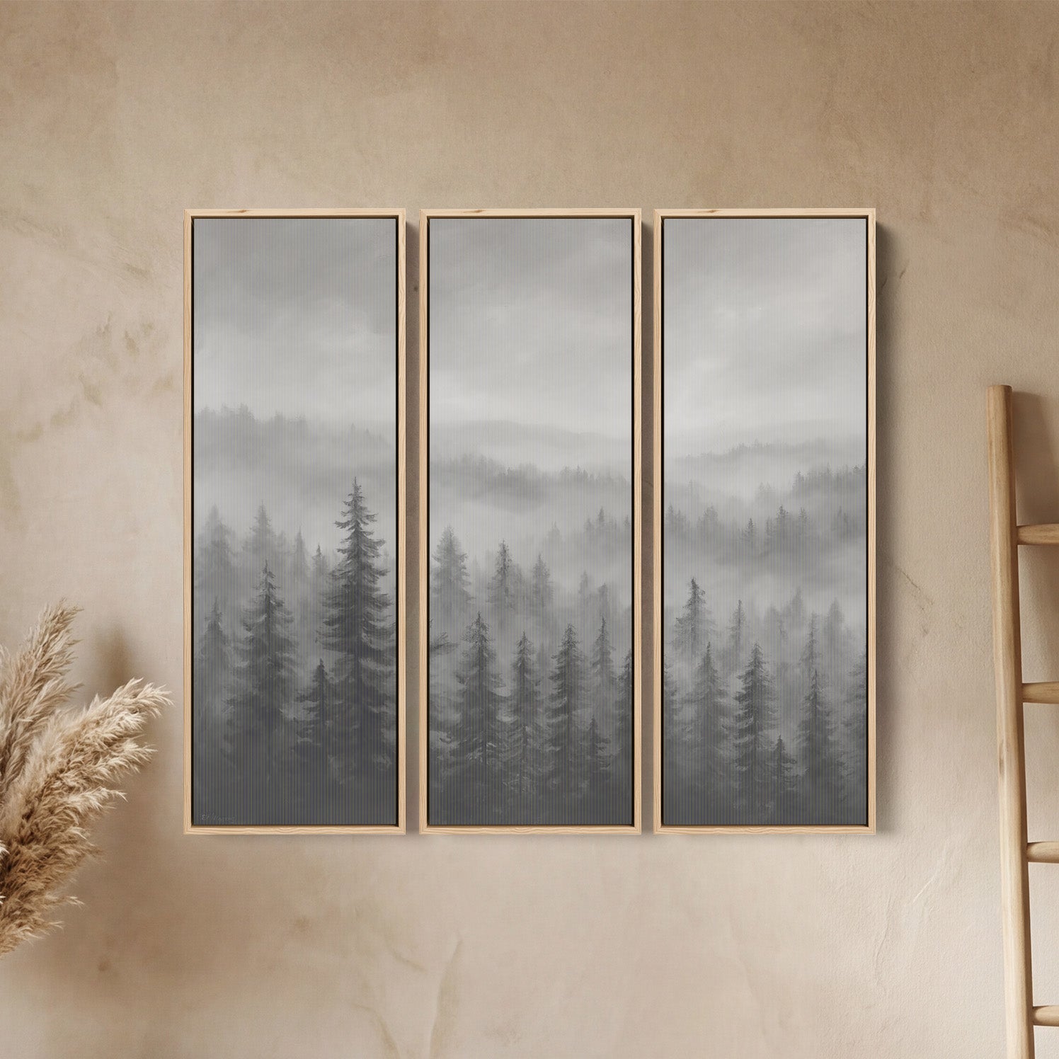 Atelier Printworks Facebook ad: A coastline. A treeline.