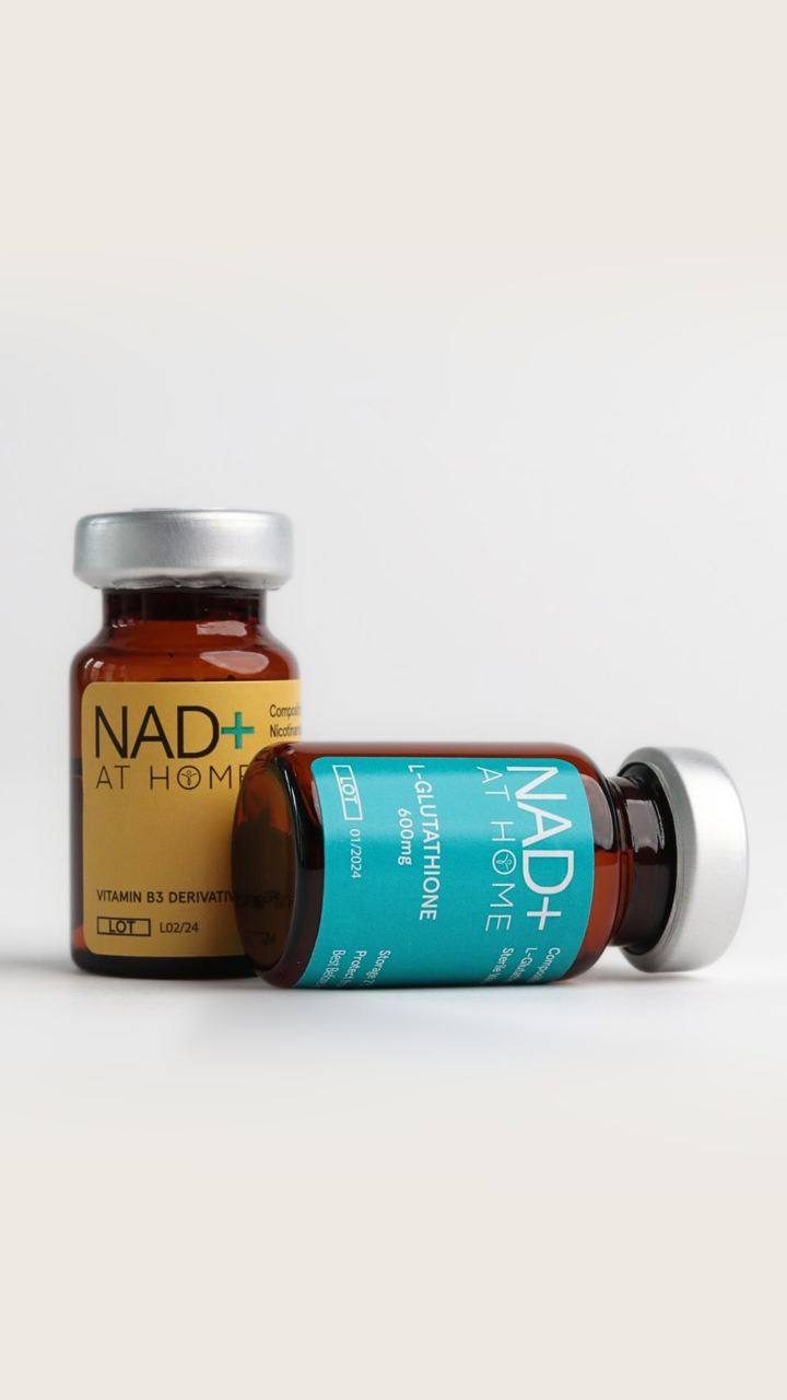 NAD+ AT HOME Facebook ad: We have combined our two leading health supplements…