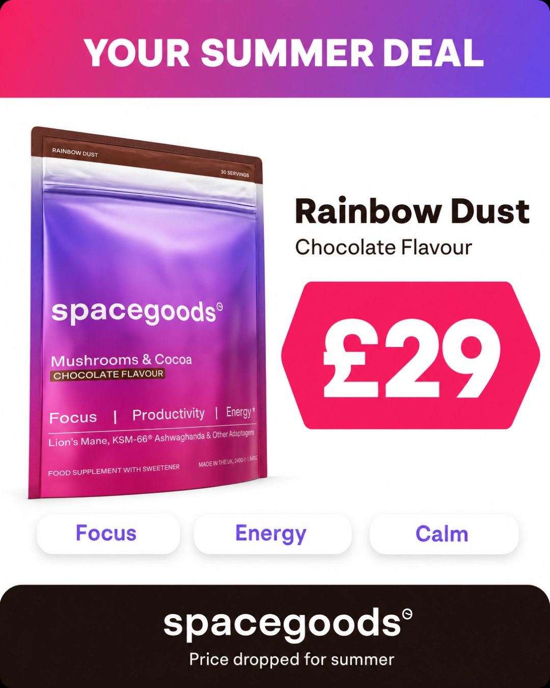 Spacegoods Facebook ad