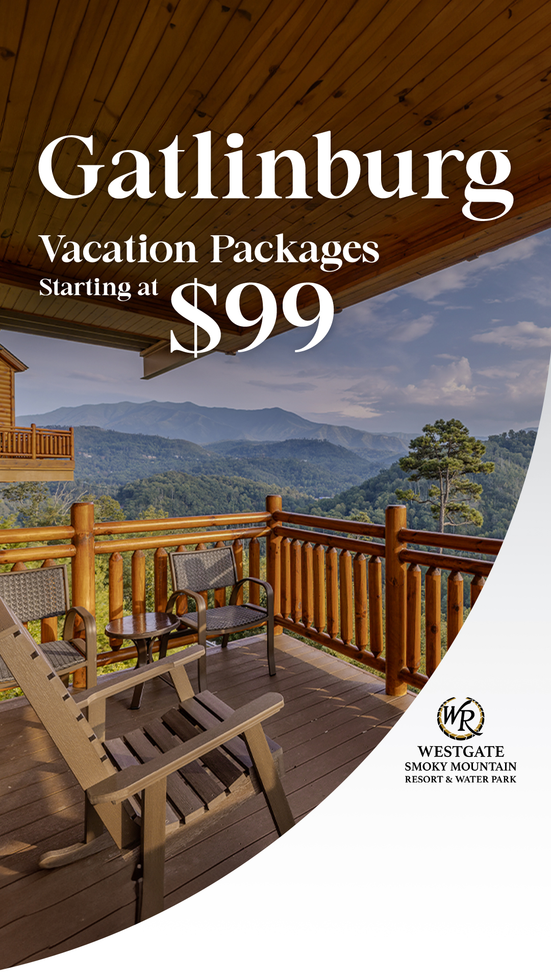 Westgate Smoky Mountain Resort & Water Park Facebook ad