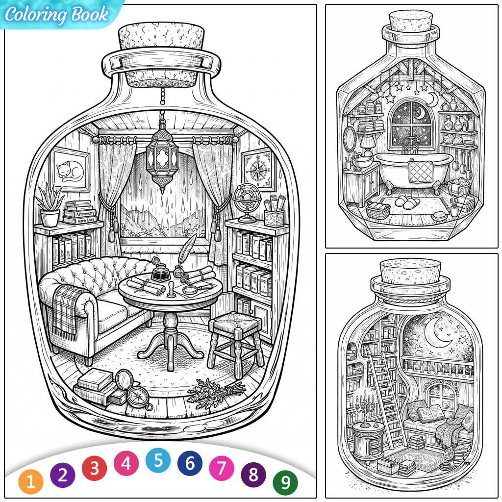 Coloring Book Facebook ad