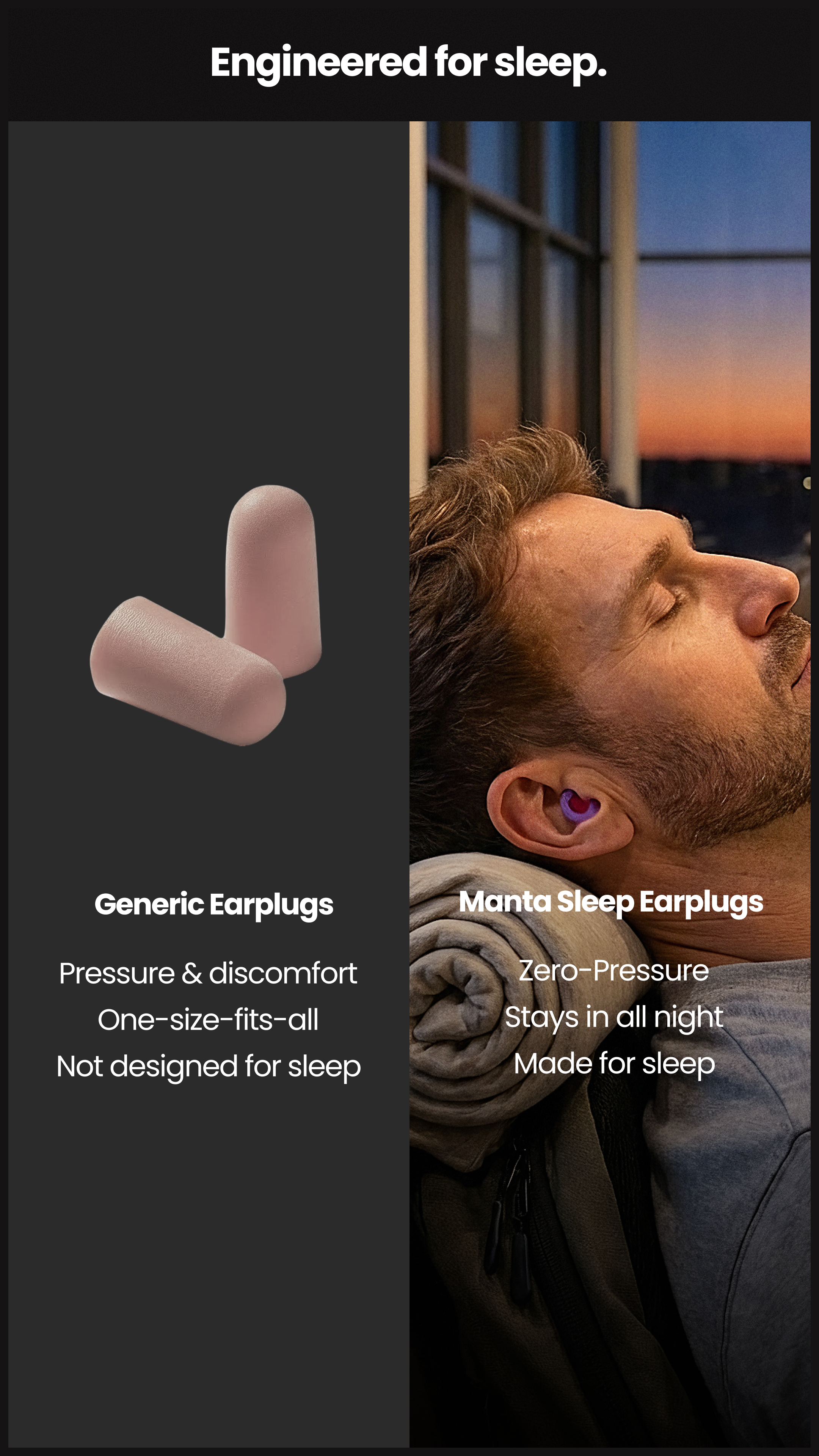 Manta Sleep Facebook ad