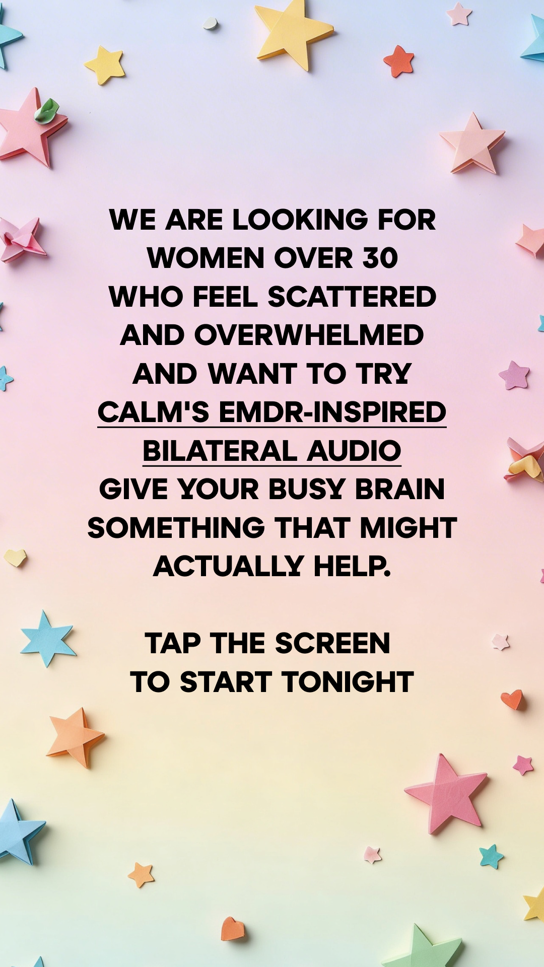 Calm Facebook ad