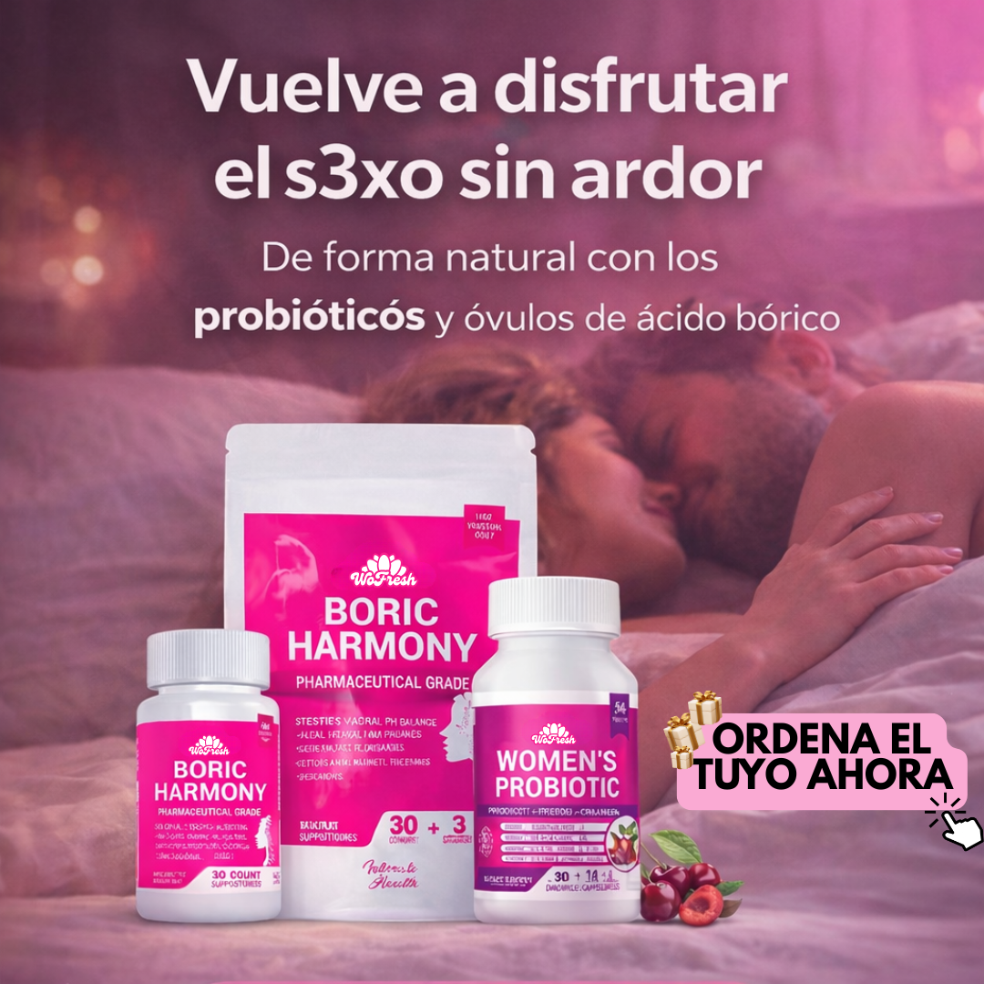 Suplevitaminas Facebook ad: Acción doble: equilibrio vaginal + intestinal