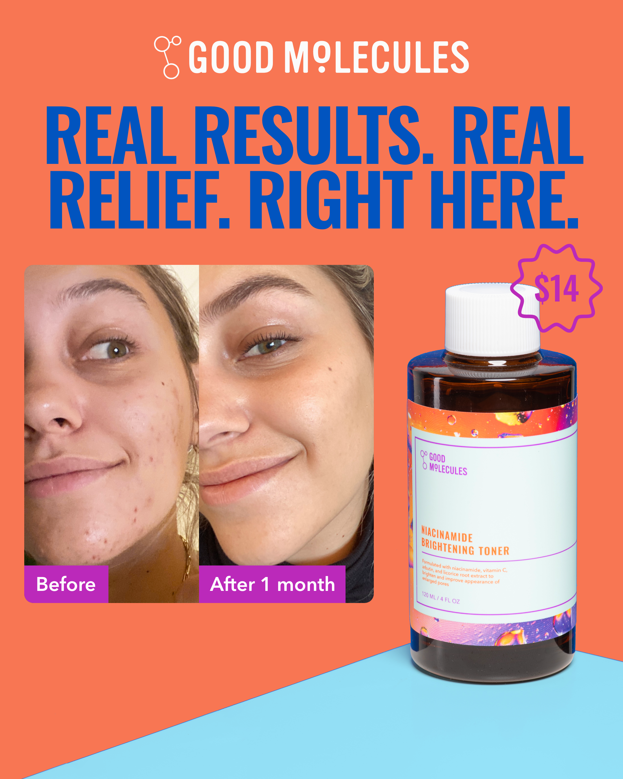 Good Molecules Facebook ad