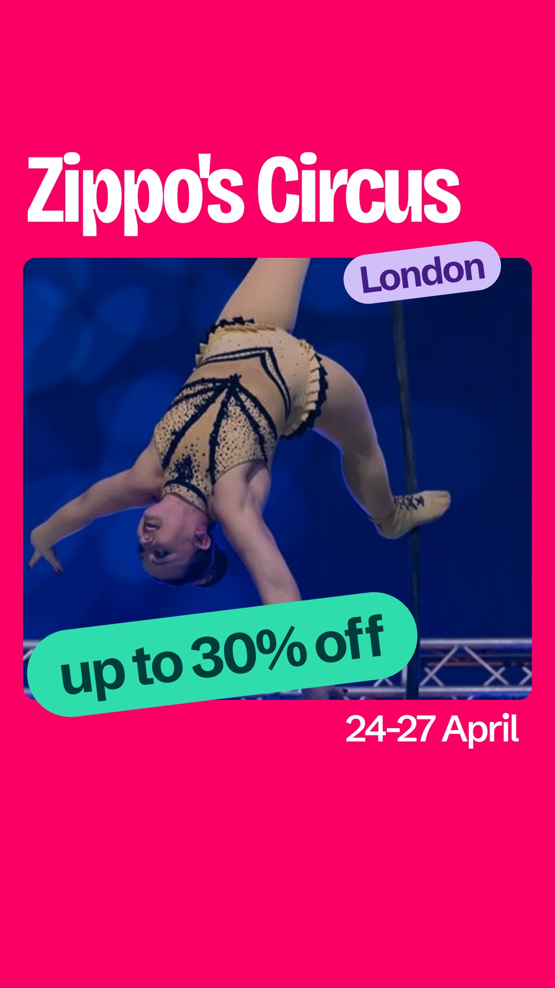 Lovetovisit.com Facebook ad: Big Top Family Thrills