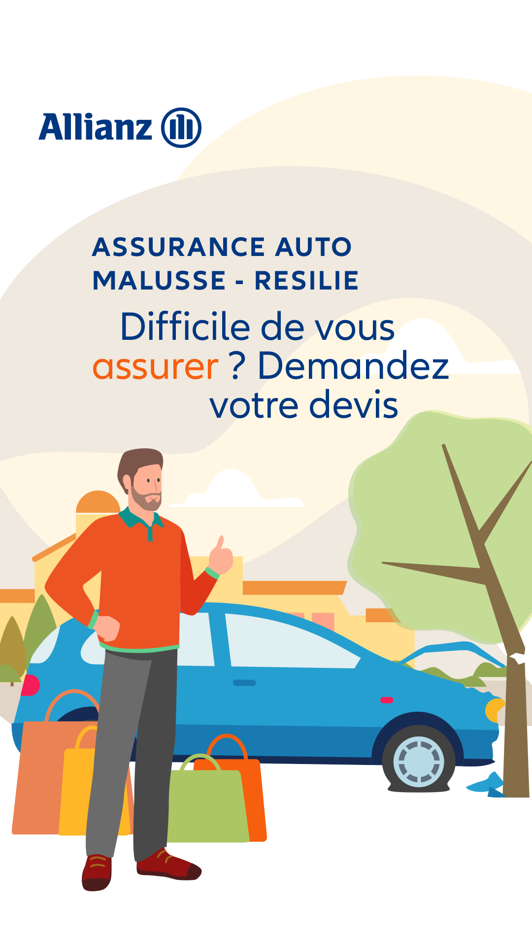 Allianz France Facebook ad