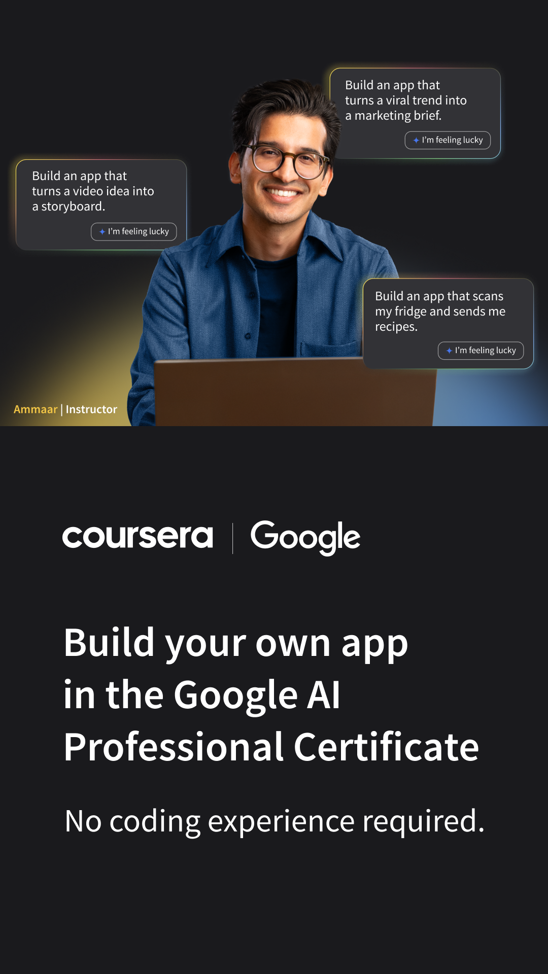 Coursera Facebook ad