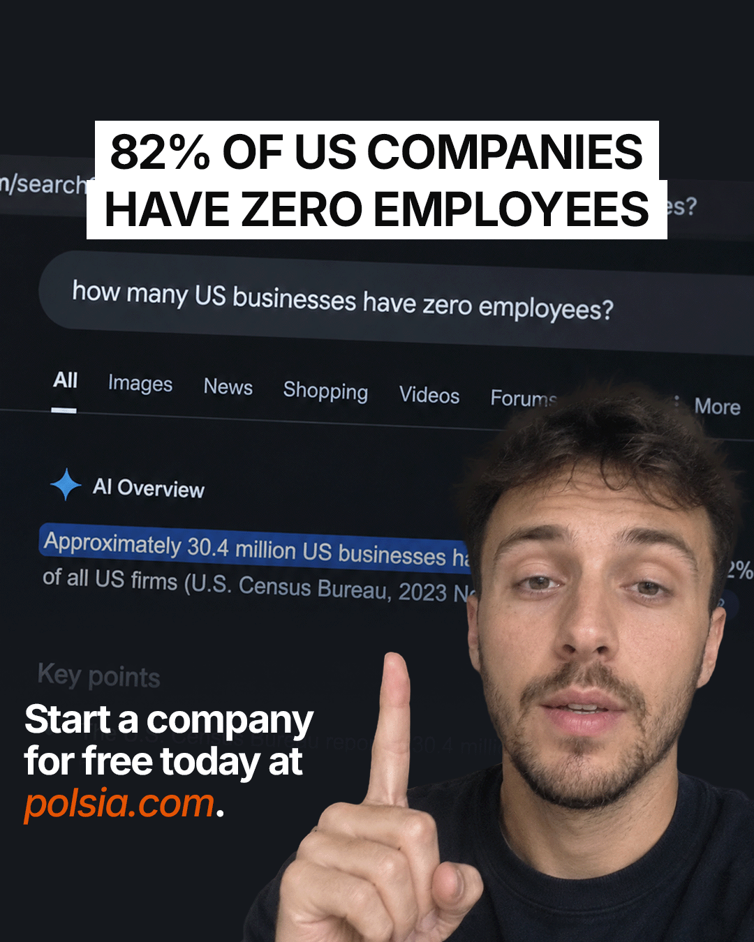 Polsia AI Facebook ad