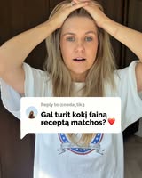 Daily Spoon Facebook ad: MATCHA + BALTYMAI