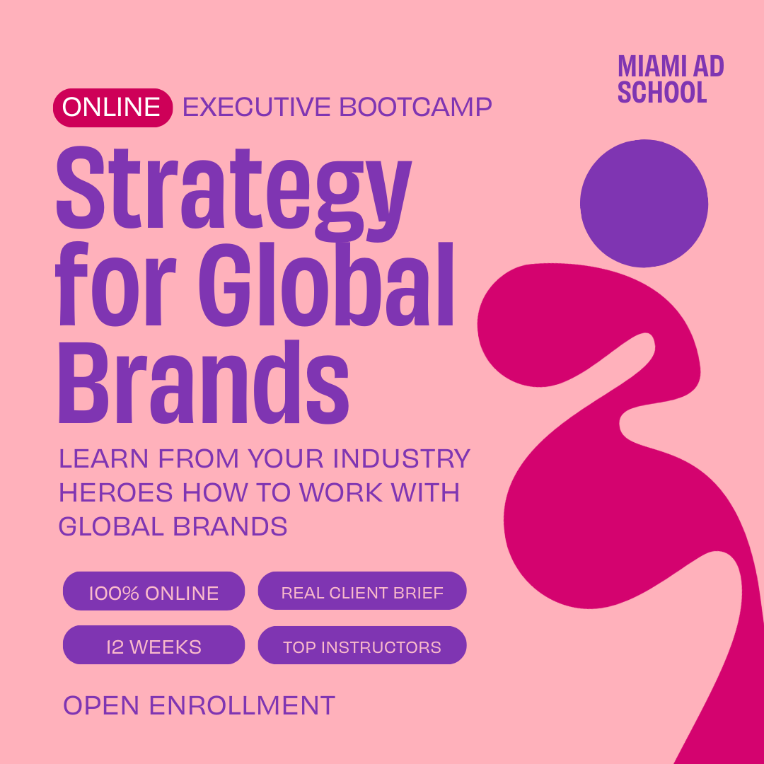 Miami Ad School Madrid Facebook ad: Global Brand Strategy Bootcamp