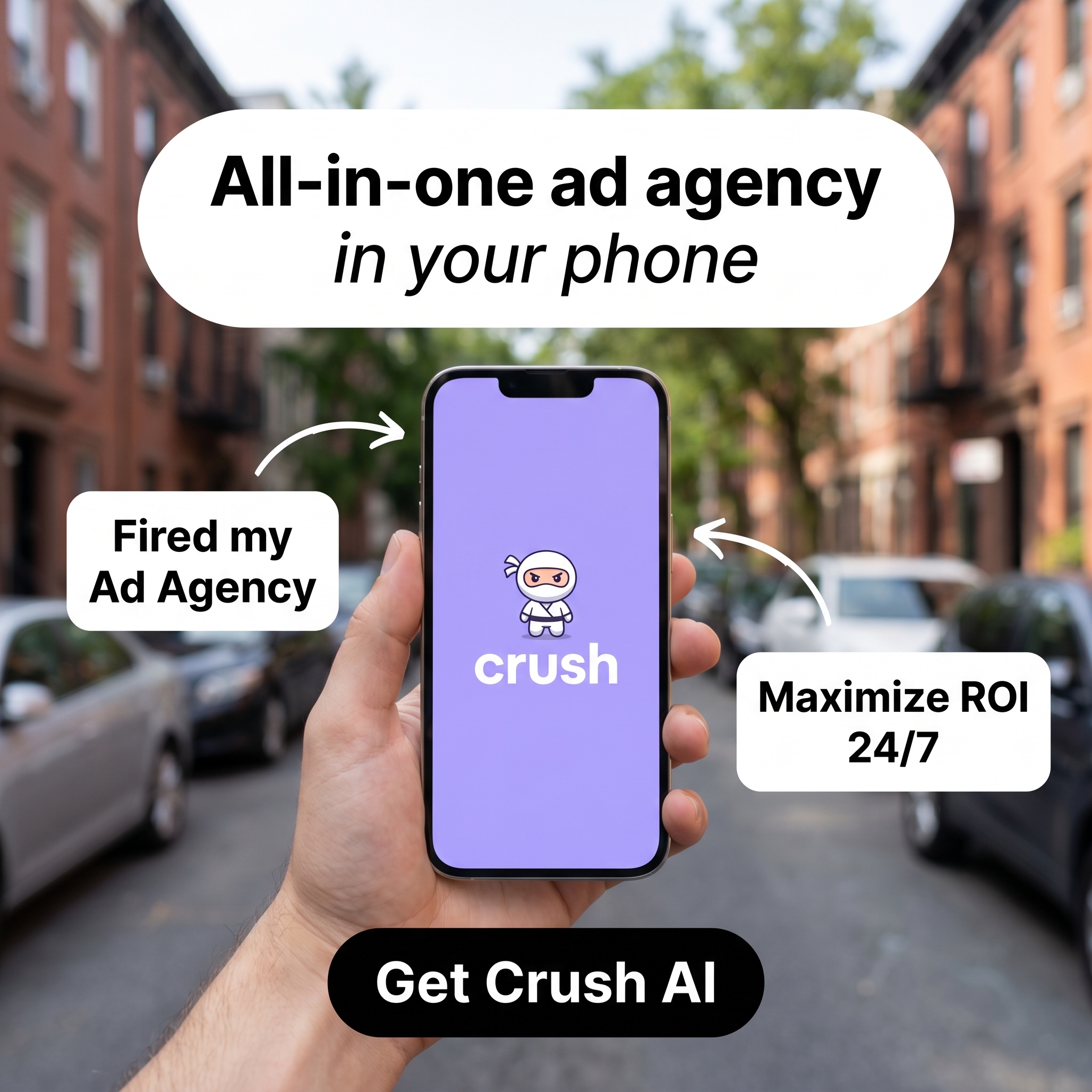 trycrush.ai Facebook ad